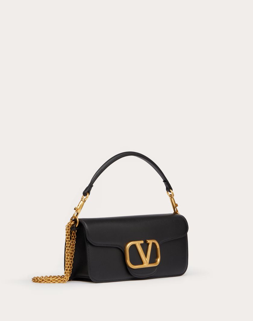 Valentino Handbags Borsa A Spalla Valentino Garavani Locò In Vitello per Donna in Light Ivory | Valentino IT Nuova