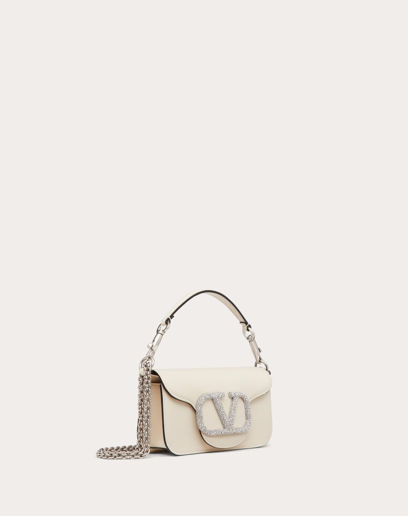 Valentino Handbags Borsa Piccola A Spalla Valentino Garavani Locò Con Logo Gioiello per Donna in Rose Cannelle | Valentino IT Promozione