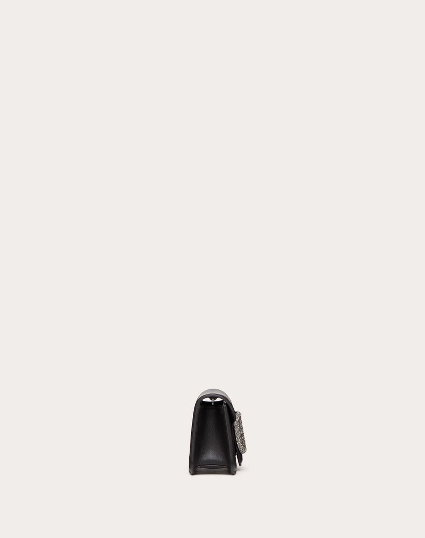 Valentino Handbags Borsa Piccola A Spalla Valentino Garavani Locò Con Logo Gioiello per Donna in Nero | Valentino IT Spedizione Gratuita