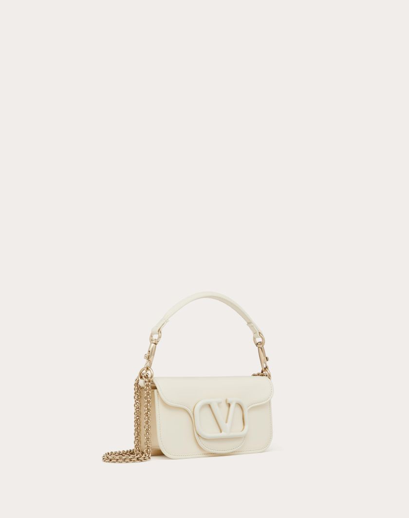 Valentino Handbags Borsa Piccola A Spalla Valentino Garavani Locò In Vitello per Donna in Powder Rose | Valentino IT Presa