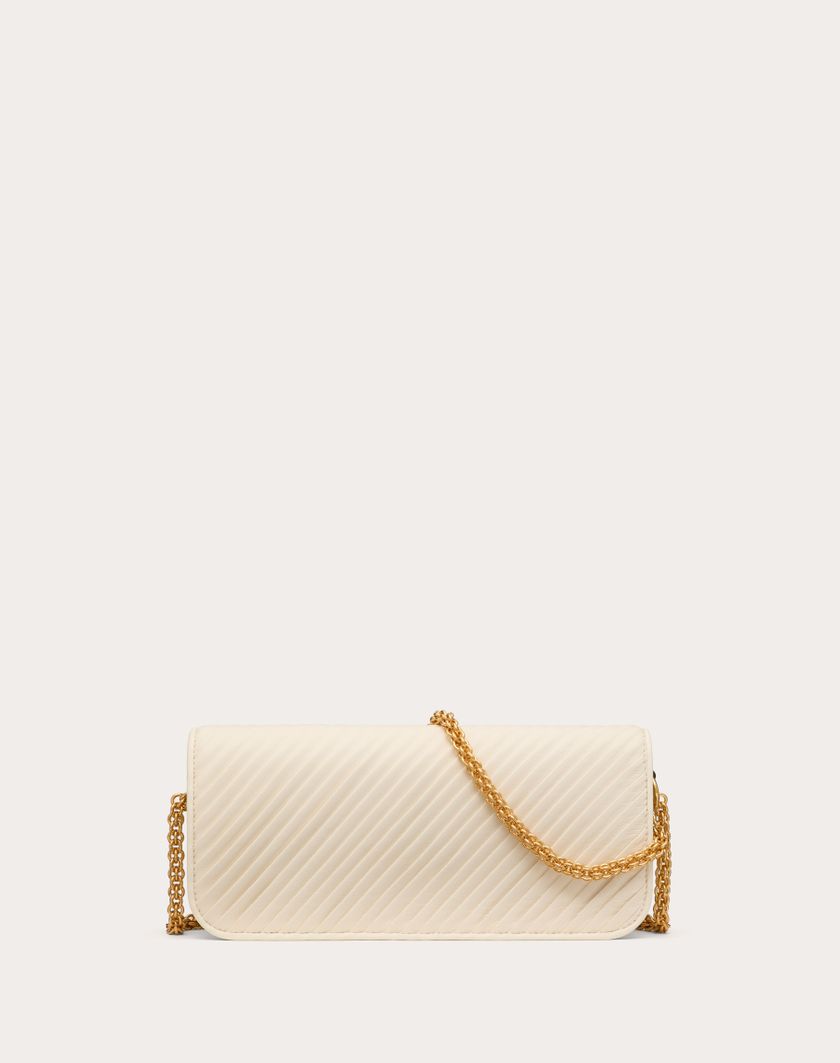 Valentino Handbags Borsa A Spalla Valentino Garavani Locò In Nappa Plissettata per Donna in Nero | Valentino IT Economico