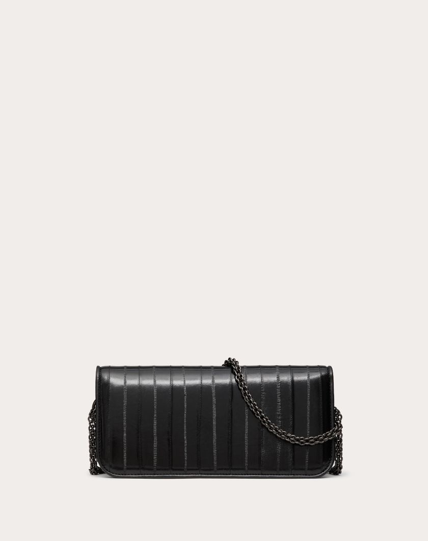 Valentino Handbags Borsa A Spalla Valentino Garavani Locò In Anguilla per Donna in Nero | Valentino IT Fornitura limitata
