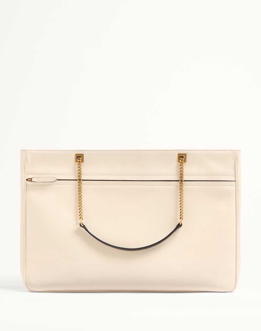 Valentino Handbags Borsa Shopping Grande Valentino Garavani Viva Superstar In Nappa per Donna in Nero/marrone | Valentino IT Vendite Flash