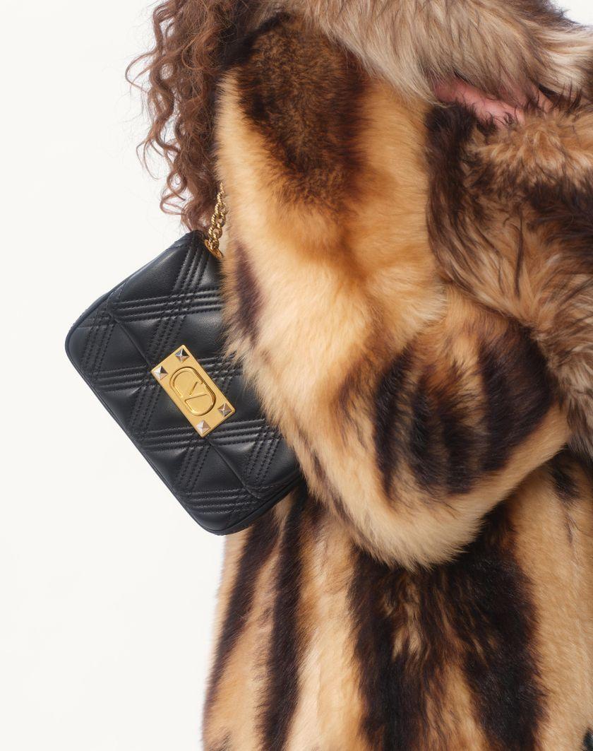 Valentino Handbags Cappotto In Shearling per Donna in Beige/marrone | Valentino IT Italy