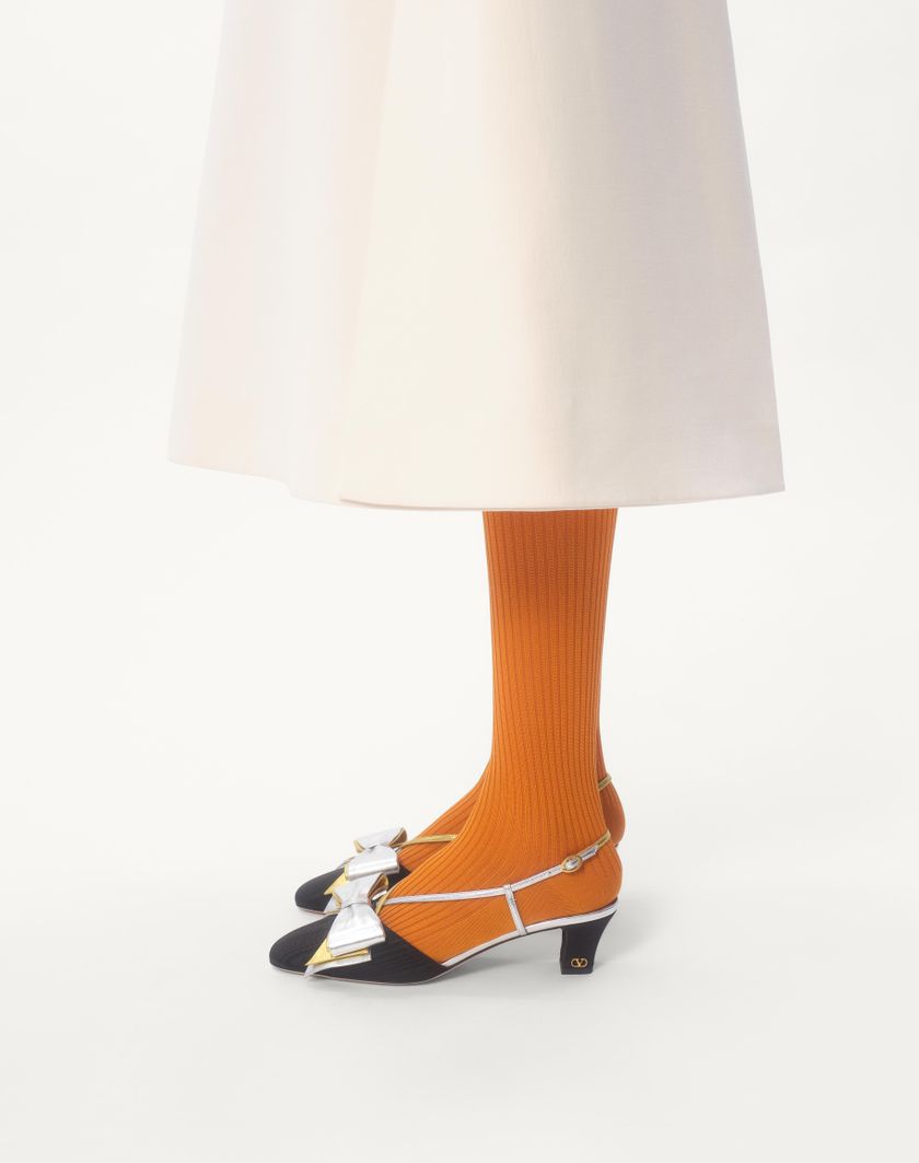 Valentino Handbags Abito Midi In Crepe Couture per Donna in Avorio | Valentino IT Qualità