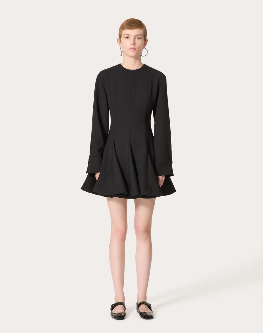 Valentino Handbags Abito Corto In Luxury Crepe per Donna in Nero | Valentino IT Sottocosto