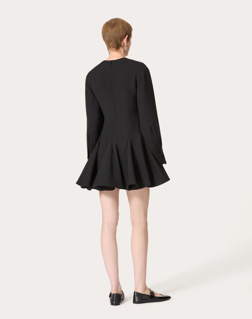 Valentino Handbags Abito Corto In Luxury Crepe per Donna in Nero | Valentino IT Sottocosto