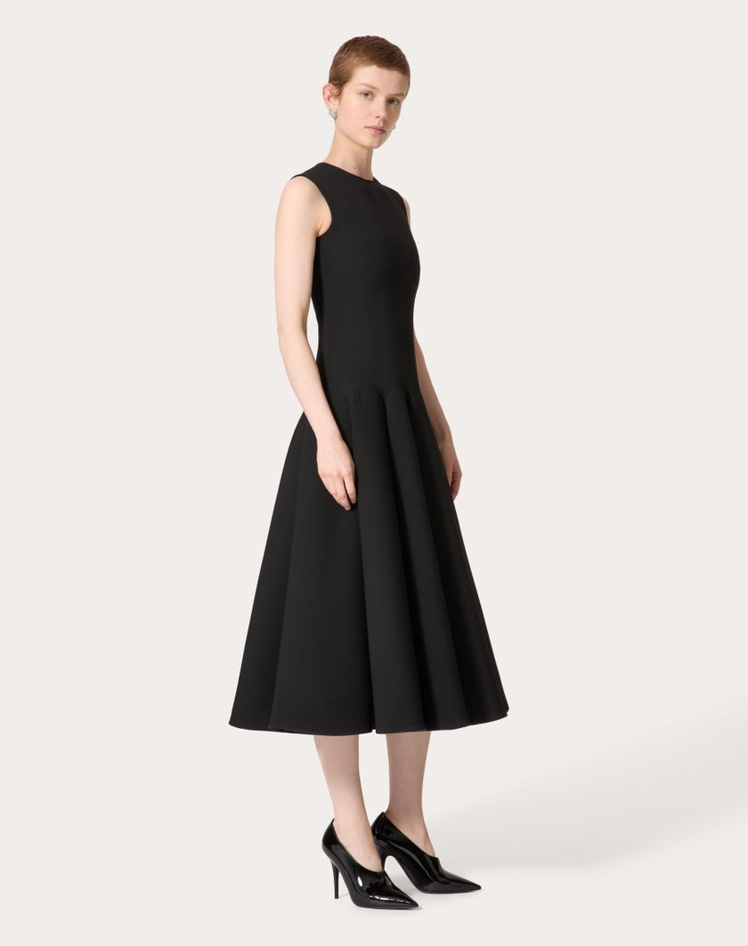 Valentino Handbags Abito Midi per Donna in Nero | Valentino IT Offerta