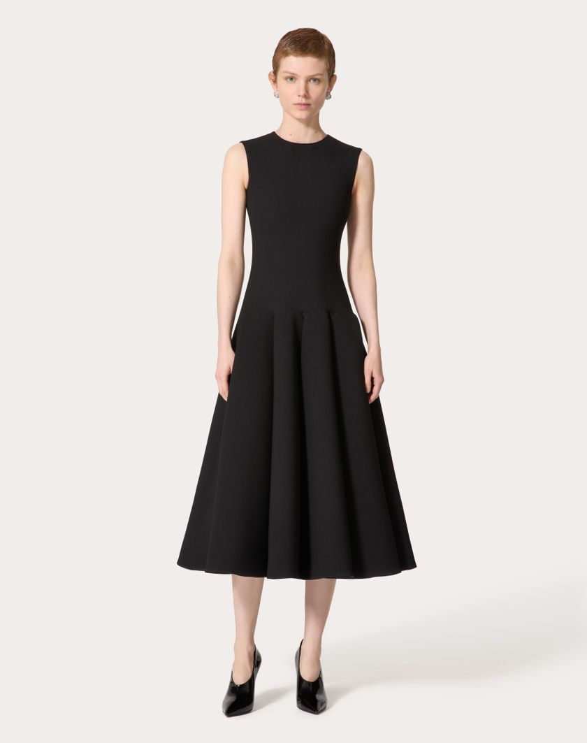 Valentino Handbags Abito Midi per Donna in Nero | Valentino IT Offerta