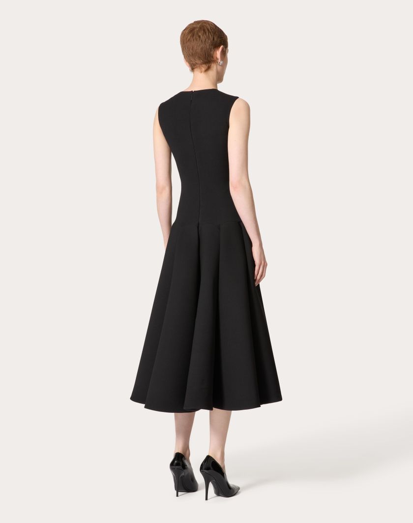 Valentino Handbags Abito Midi per Donna in Nero | Valentino IT Offerta