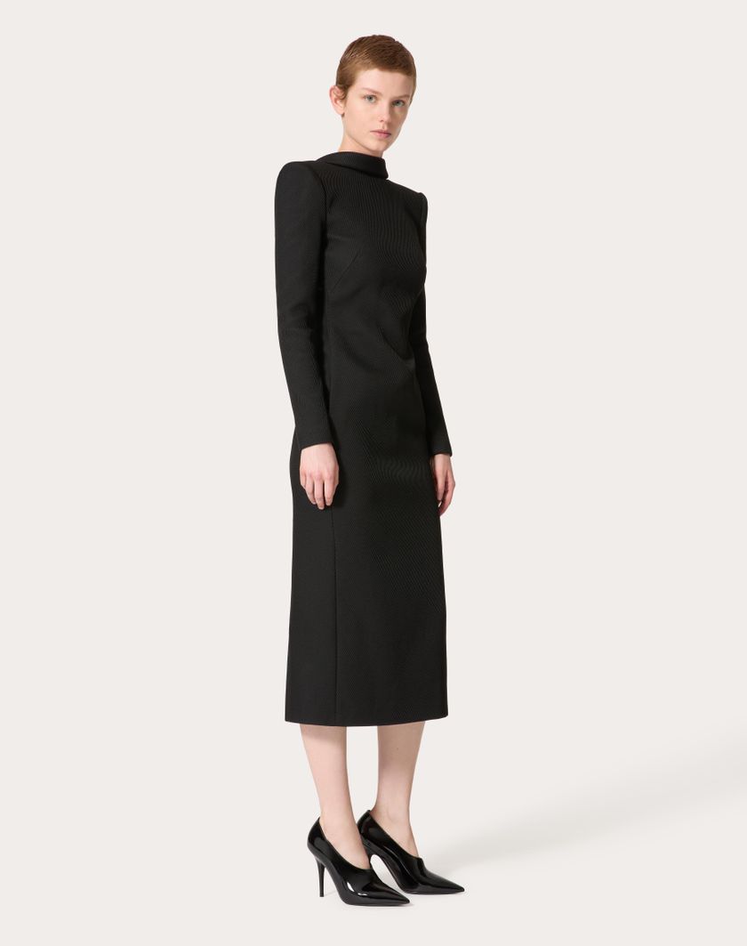 Valentino Handbags Abito Midi per Donna in Nero | Valentino IT Economico