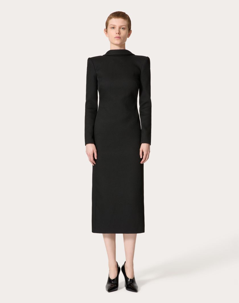 Valentino Handbags Abito Midi per Donna in Nero | Valentino IT Economico