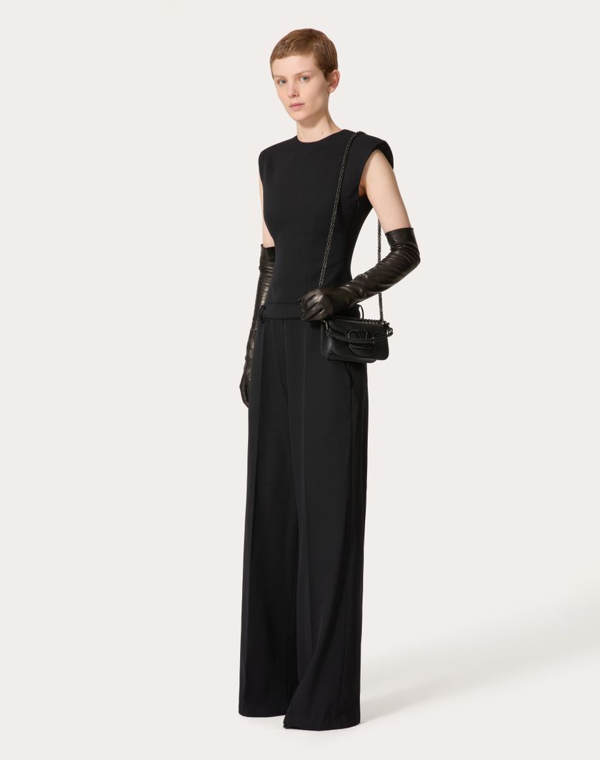 Valentino Handbags Tuta In Grisaille per Donna in Nero | Valentino IT Online