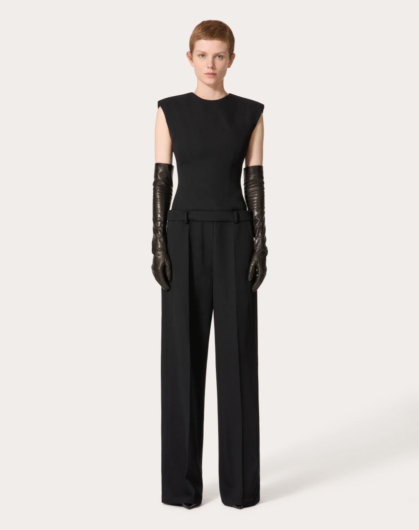Valentino Handbags Tuta In Grisaille per Donna in Nero | Valentino IT Online
