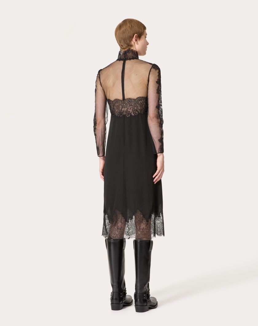 Valentino Handbags Abito Midi per Donna in Nero | Valentino IT Outlet