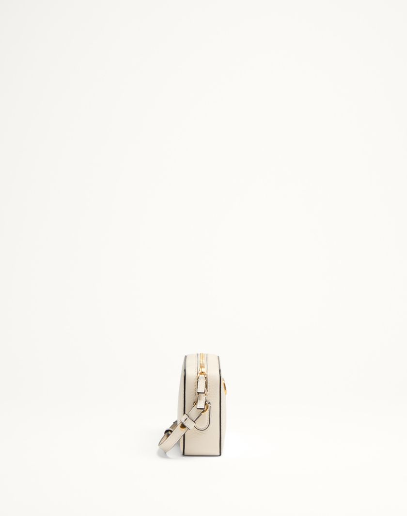 Valentino Handbags Mini Borsa A Tracolla Valentino Garavani Alltime In Vitello Granato per Donna in Mandorla | Valentino IT Nuova