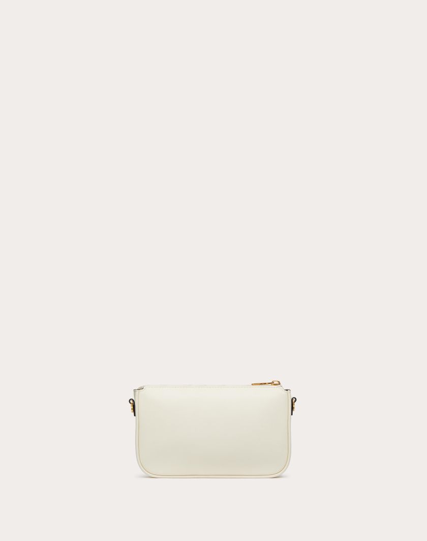 Valentino Handbags Mini Borsa Con Tracolla Vlogo Signature In Vitello per Donna in Avorio | Valentino IT Affare Del Giorno