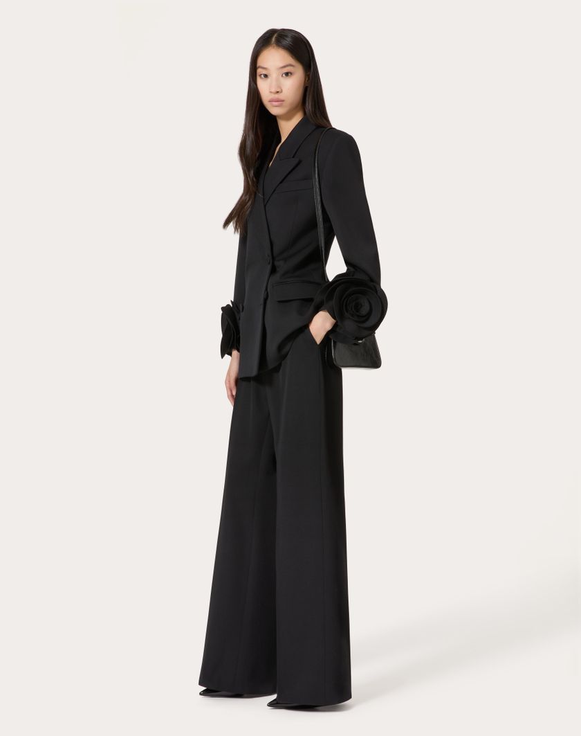 Valentino Handbags Pantalone In Grisaille per Donna in Nero | Valentino IT Vendita Calda