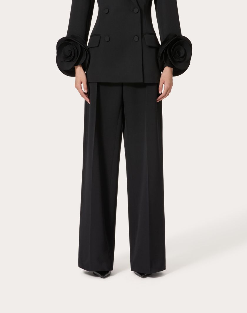Valentino Handbags Pantalone In Grisaille per Donna in Nero | Valentino IT Vendita Calda