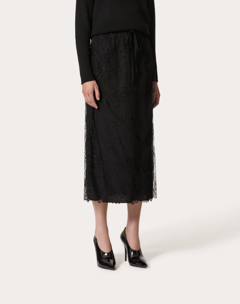 Valentino Handbags Gonna Midi per Donna in Nero | Valentino IT Vendite Flash
