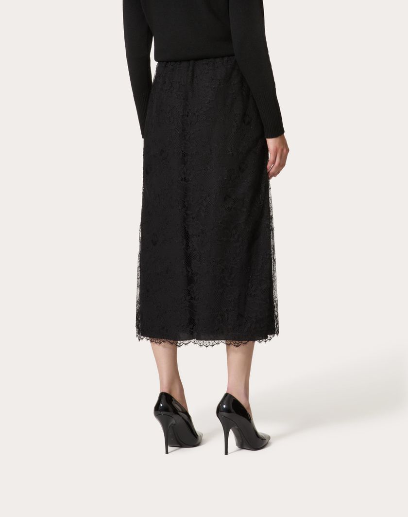 Valentino Handbags Gonna Midi per Donna in Nero | Valentino IT Vendite Flash
