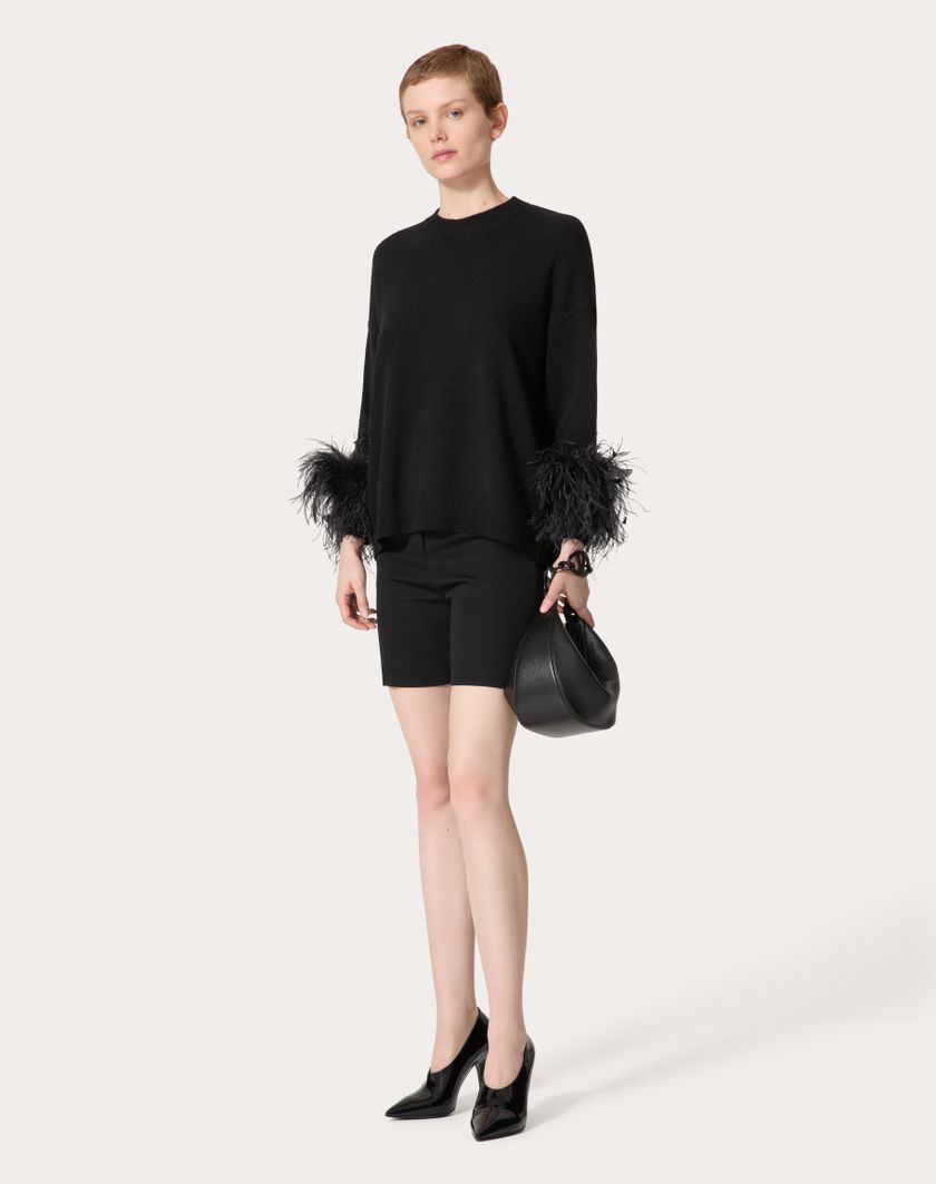 Valentino Handbags Bermuda In Grisaille per Donna in Nero | Valentino IT Nuovo