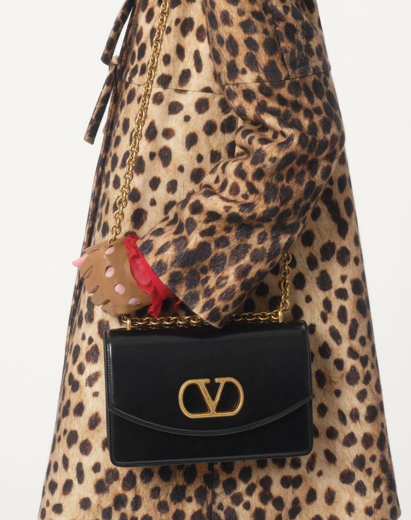 Valentino Handbags Cappotto In Panno Stampato Giaguaro Spots per Donna in Animalier | Valentino IT Affare Del Giorno