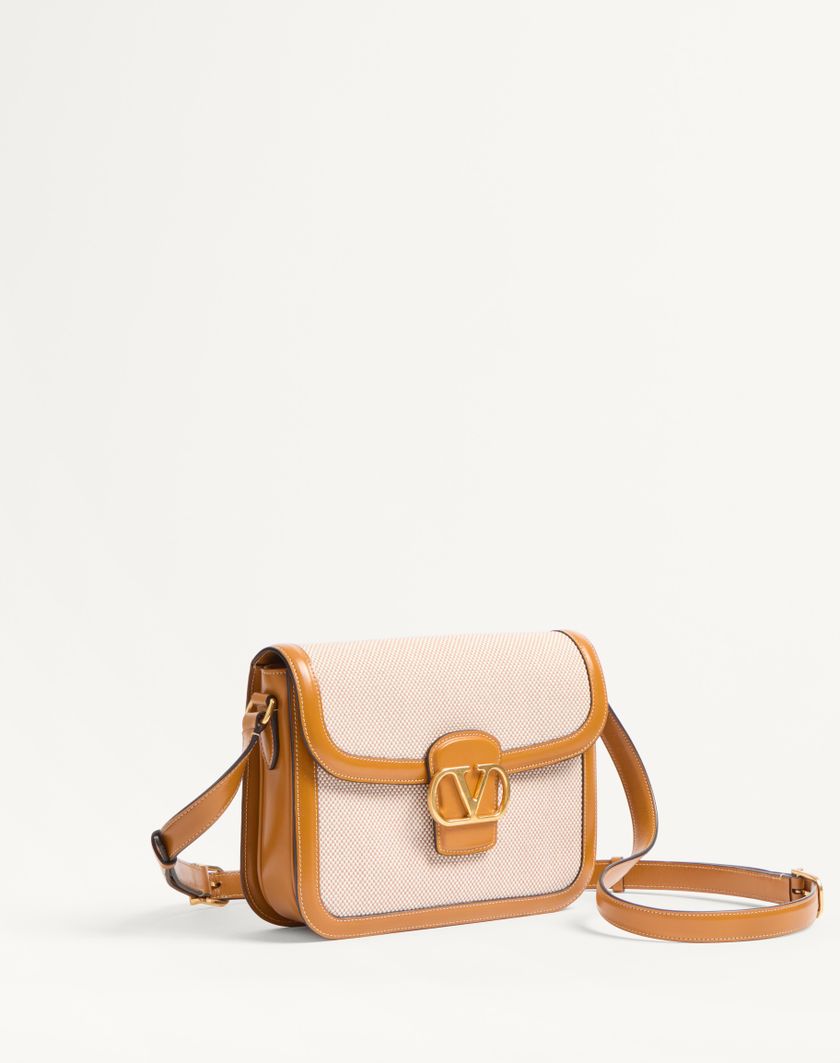 Valentino Handbags Borsa A Spalla Valentino Garavani 9to5 In Canvas per Donna in Beige | Valentino IT Sconto