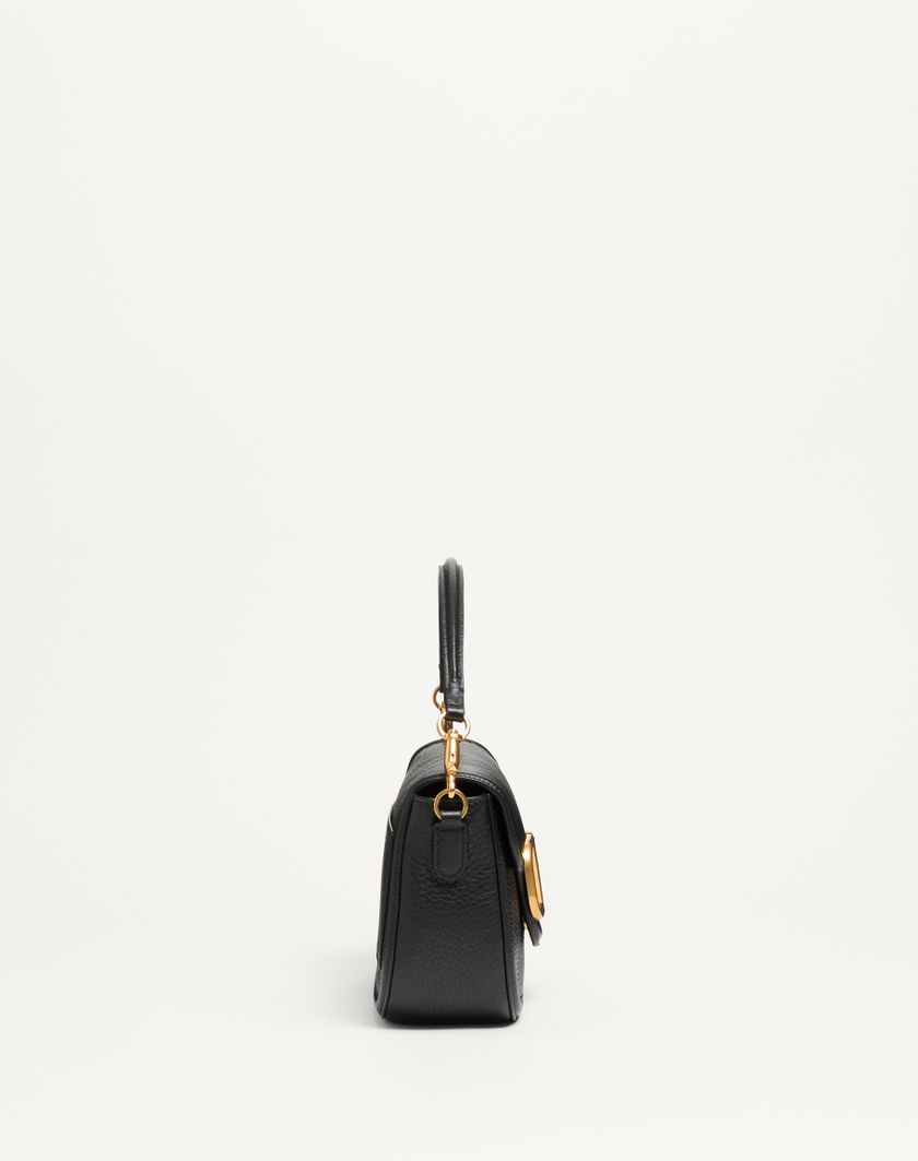 Valentino Handbags Borsa A Spalla Valentino Garavani Alltime In Vitello Granato Con Tracolla Nastro Jacquard per Donna in Nero/bianco | Valentino IT Vendita Calda
