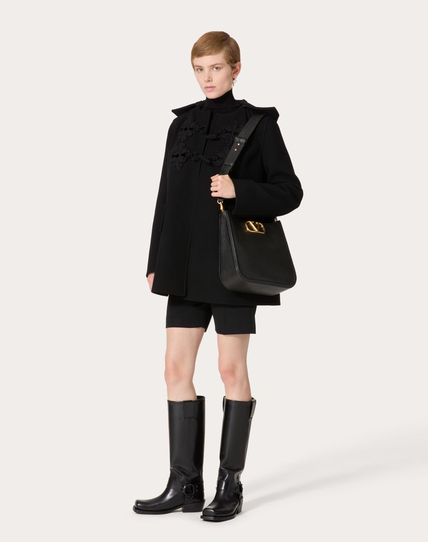 Valentino Handbags Hobo Valentino Garavani Alltime In Vitello Granato per Donna in Nero | Valentino IT I Più Venduti