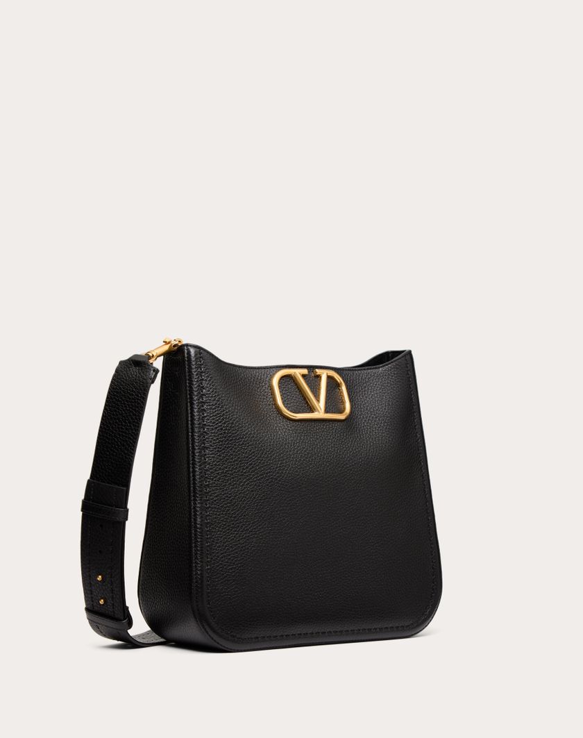 Valentino Handbags Hobo Valentino Garavani Alltime In Vitello Granato per Donna in Nero | Valentino IT I Più Venduti