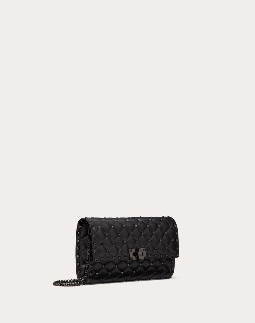 Valentino Handbags Borsa A Tracolla Rockstud Spike In Nappa per Donna in Nero | Valentino IT Vendita