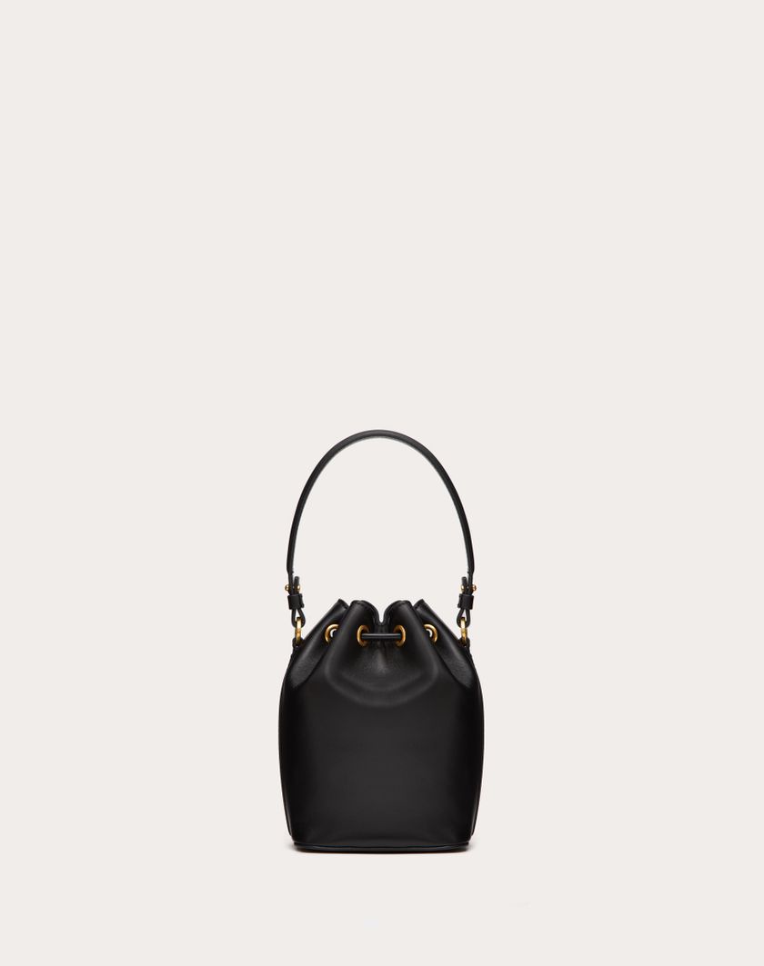 Valentino Handbags Mini Borsa A Secchiello Vlogo Signature In Nappa per Donna in Nero | Valentino IT Consegna Veloce