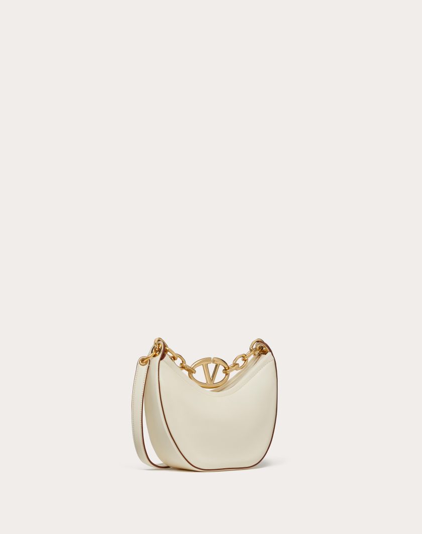 Valentino Handbags Mini Hobo Vlogo Moon Bag In Nappa Con Catena per Donna in Rosso V. | Valentino IT Convenienza