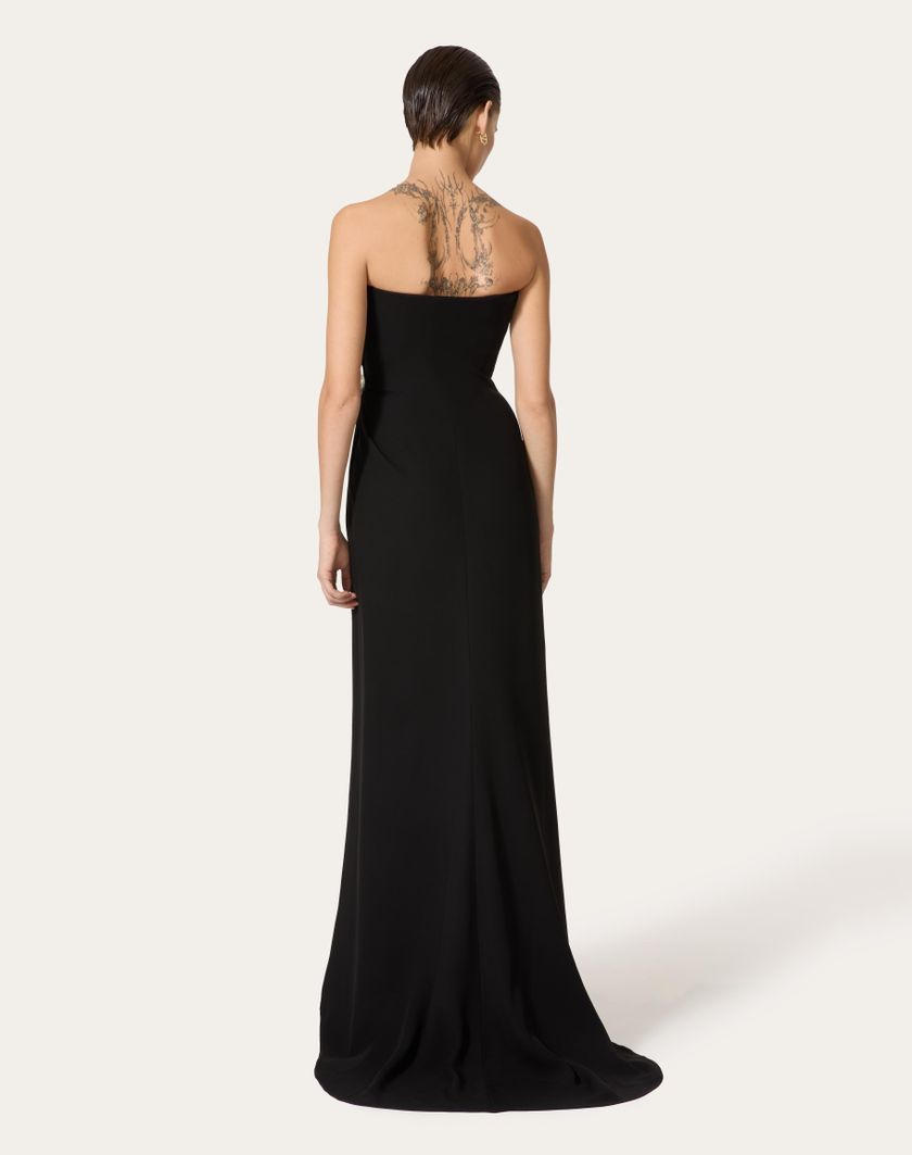 Valentino Handbags Abito Da Sera In Cady Couture per Donna in Nero | Valentino IT Offerta