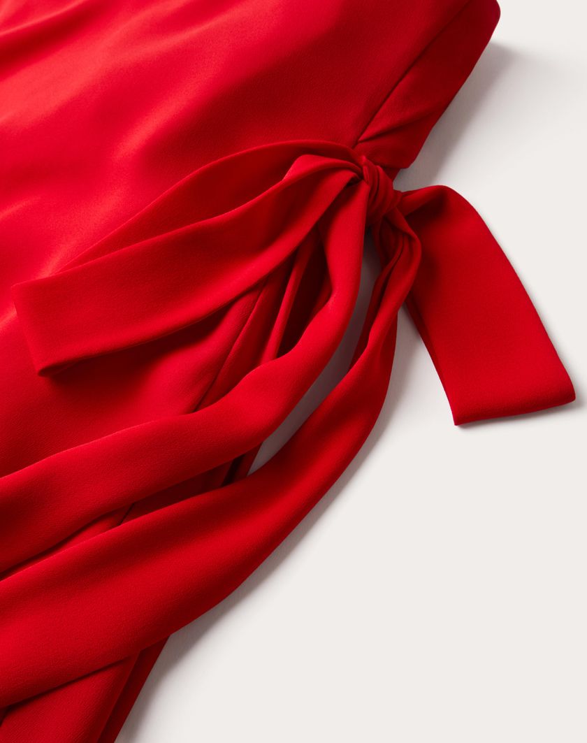 Valentino Handbags Abito Da Sera In Cady Couture per Donna in Rosso | Valentino IT Moda