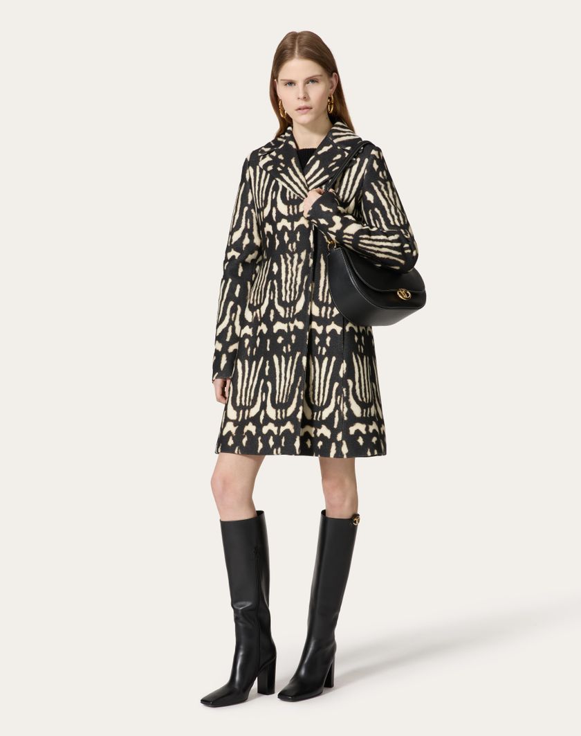 Valentino Handbags Cappotto In Valentino Wildprint 98 per Donna in Nero | Valentino IT Black Friday