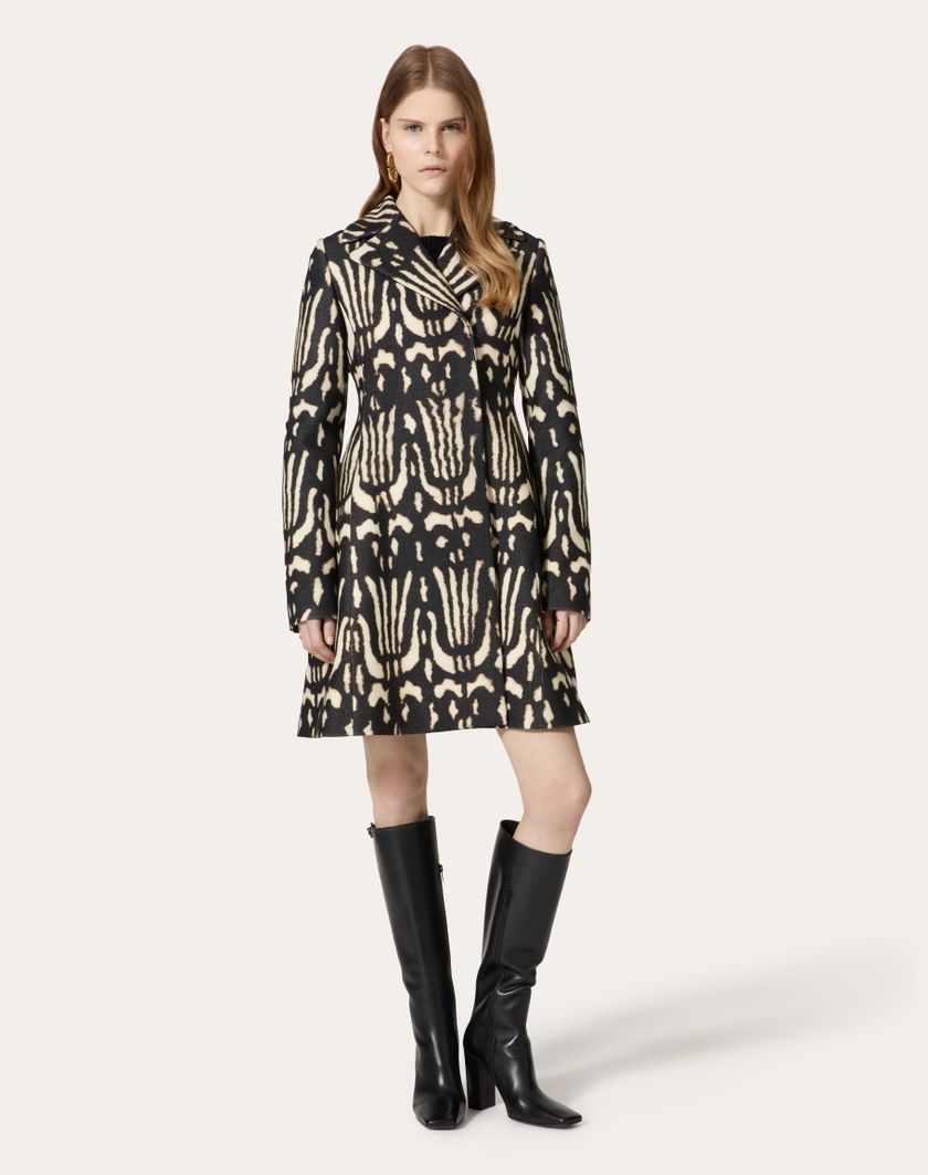 Valentino Handbags Cappotto In Valentino Wildprint 98 per Donna in Nero | Valentino IT Black Friday