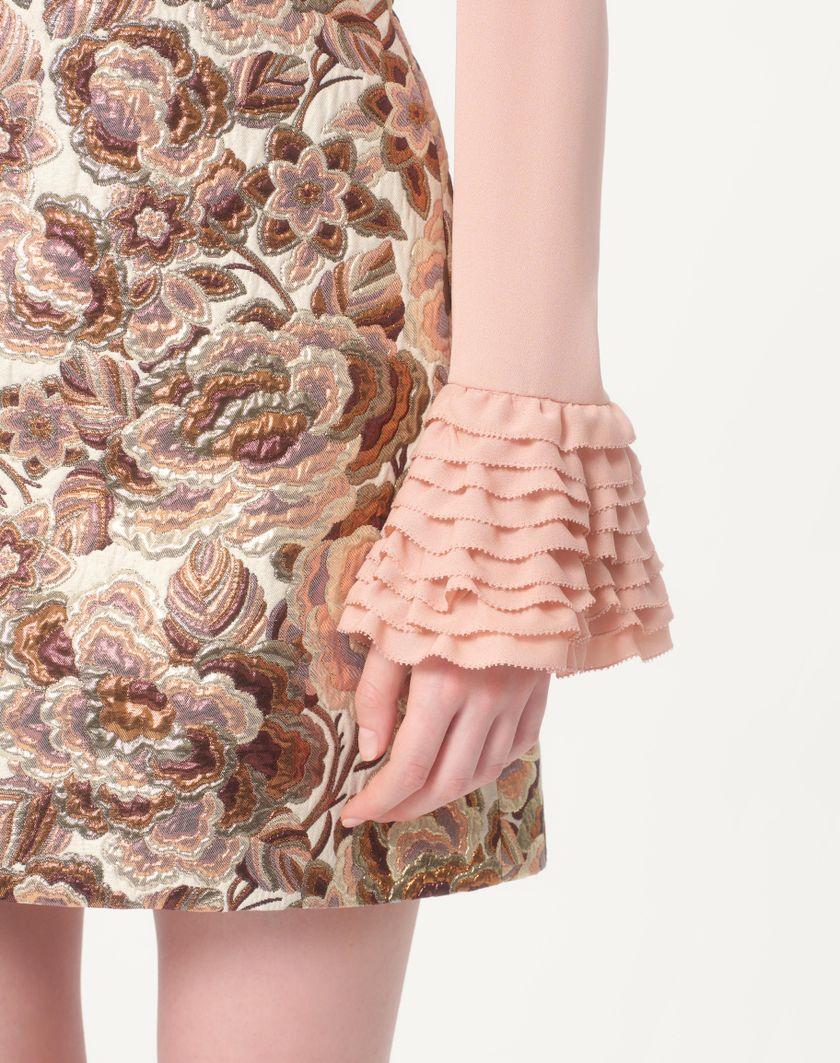 Valentino Handbags Camicia In Georgette per Donna in Rose Mist | Valentino IT Vendita