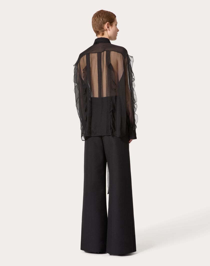 Valentino Handbags Camicia per Donna in Nero | Valentino IT Soddisfazione Garantita