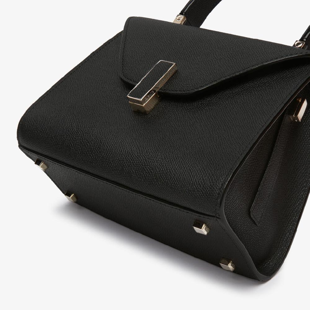 Valextra Borsa a mano Mini in Pelle Nera | Valextra Iside In Saldo