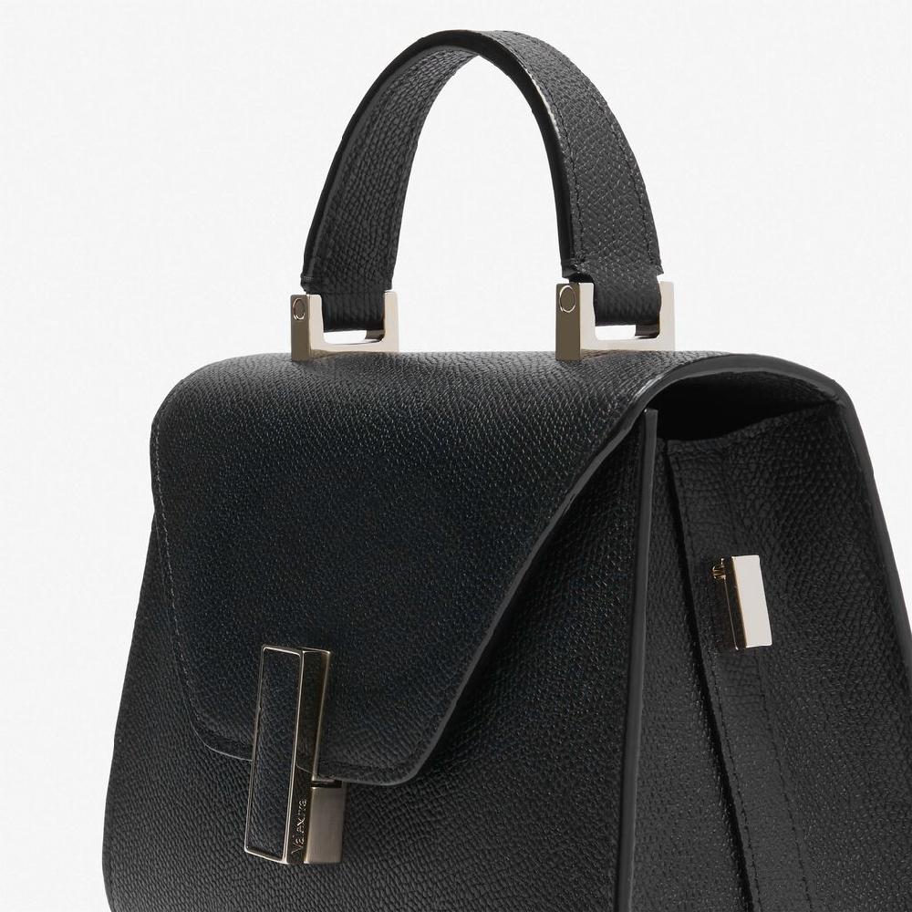 Valextra Borsetta piccola Micro in Pelle Nera | Valextra Iside Vendita