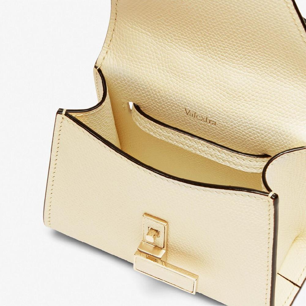 Valextra Borsa da cintura in pelle bianca con tracolla | Valextra Iside Promozione Limitata