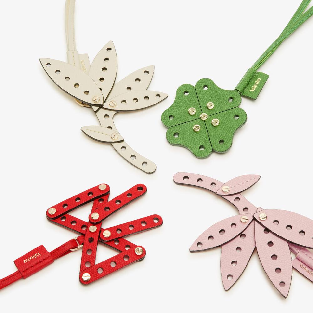Valextra Charm Engineering Beauty Fiocco | Pelle di vitello Millepunte | Rosso Cremisi | Valextra Hotsell