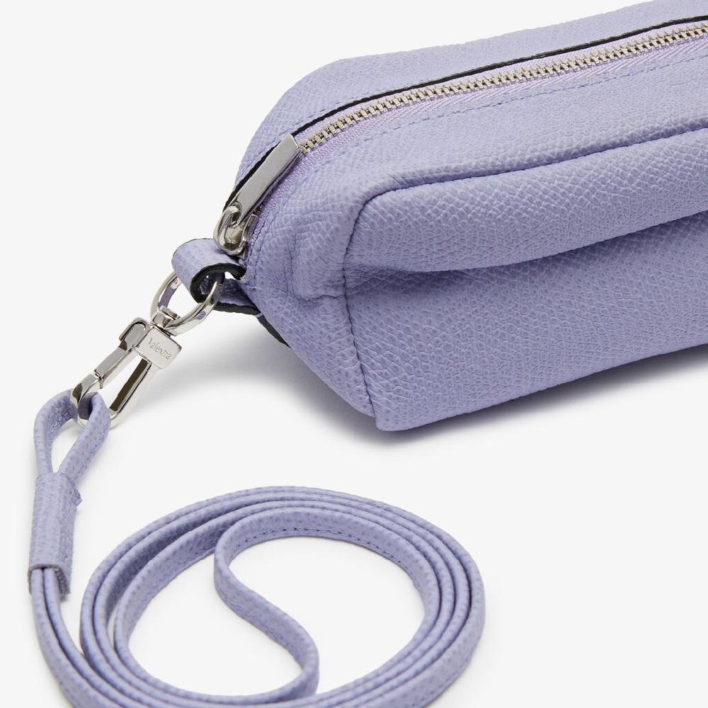 Valextra Trousse da Donna in Pelle Lilla con tracolla | Valextra Vendite Flash