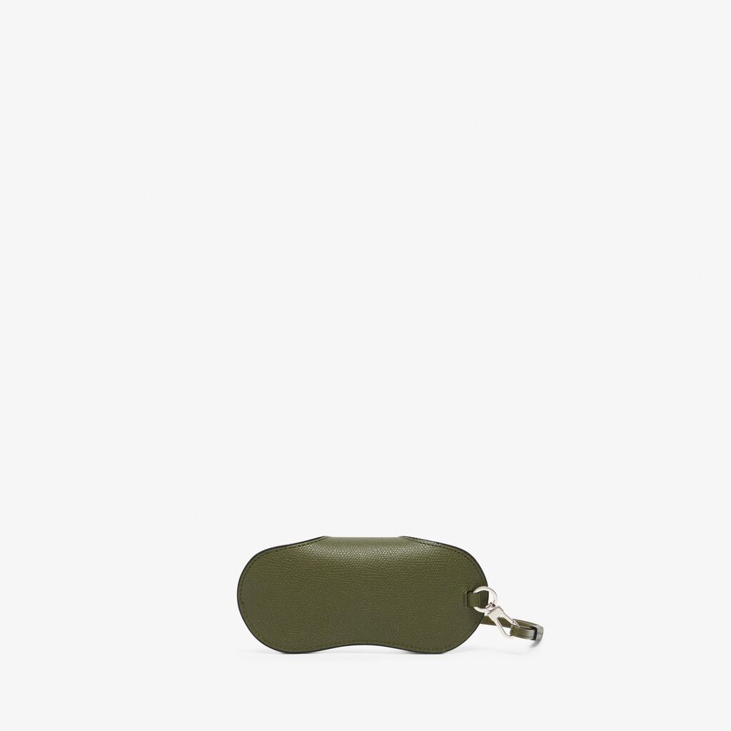 Valextra Custodia occhiali in Pelle Verde Militare | Valextra Spedizione Gratuita