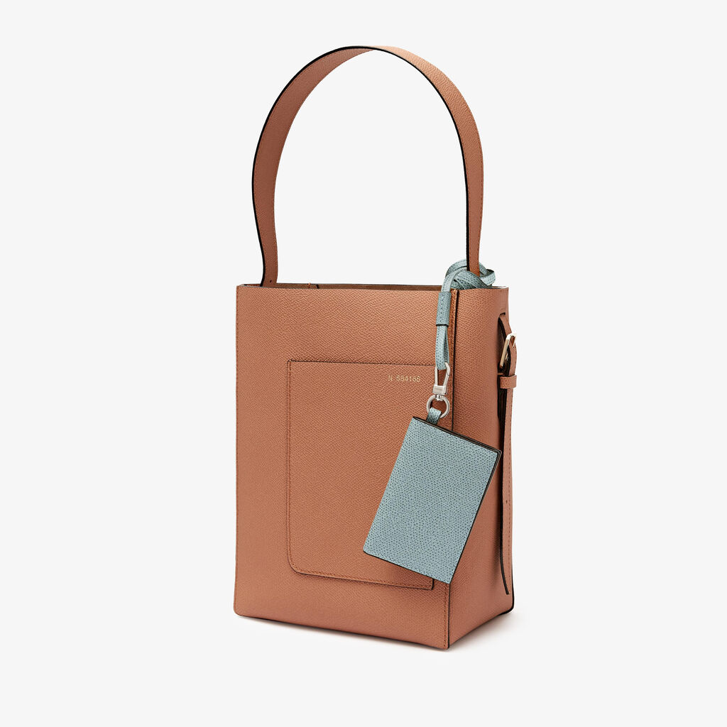 Valextra Porta carte con laccio Donna in Pelle Azzurra cerulea | Valextra Pezzi Unici