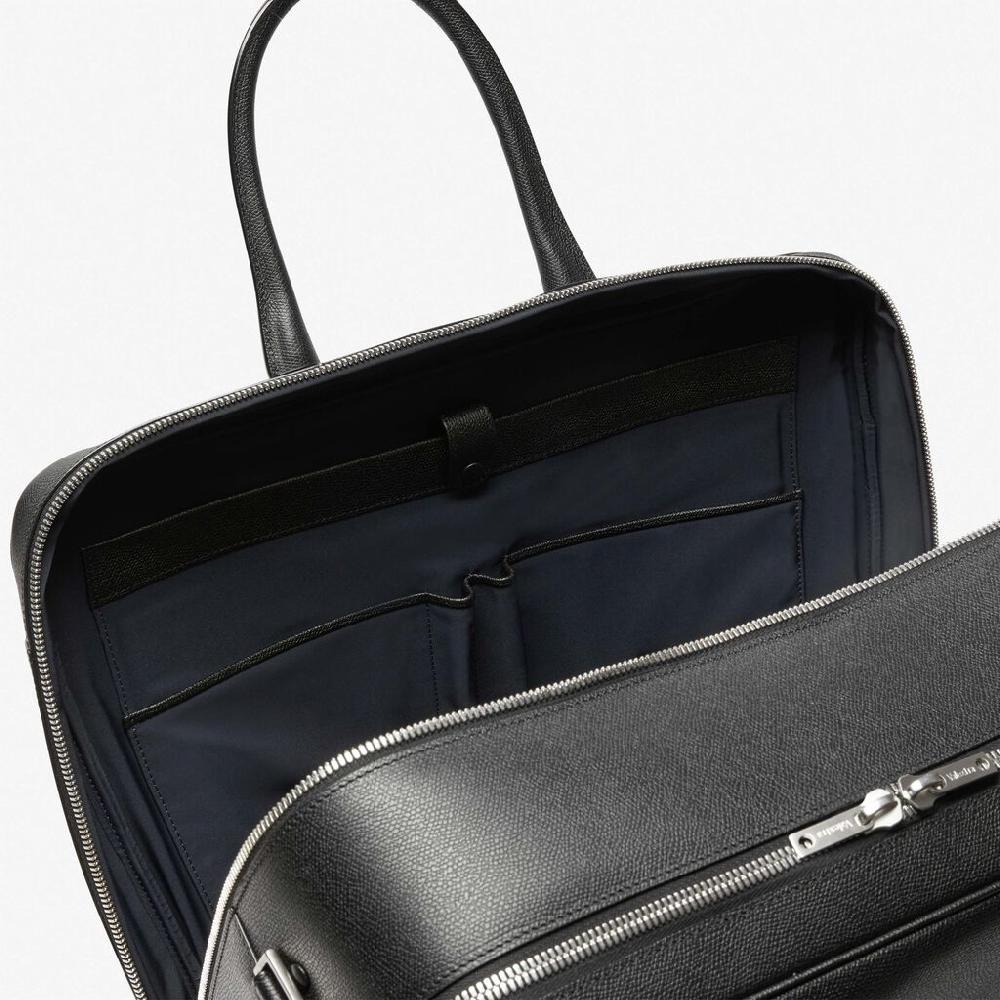 Valextra Valextra Avietta: Borsa business Grande in Pelle Nera Convenienza