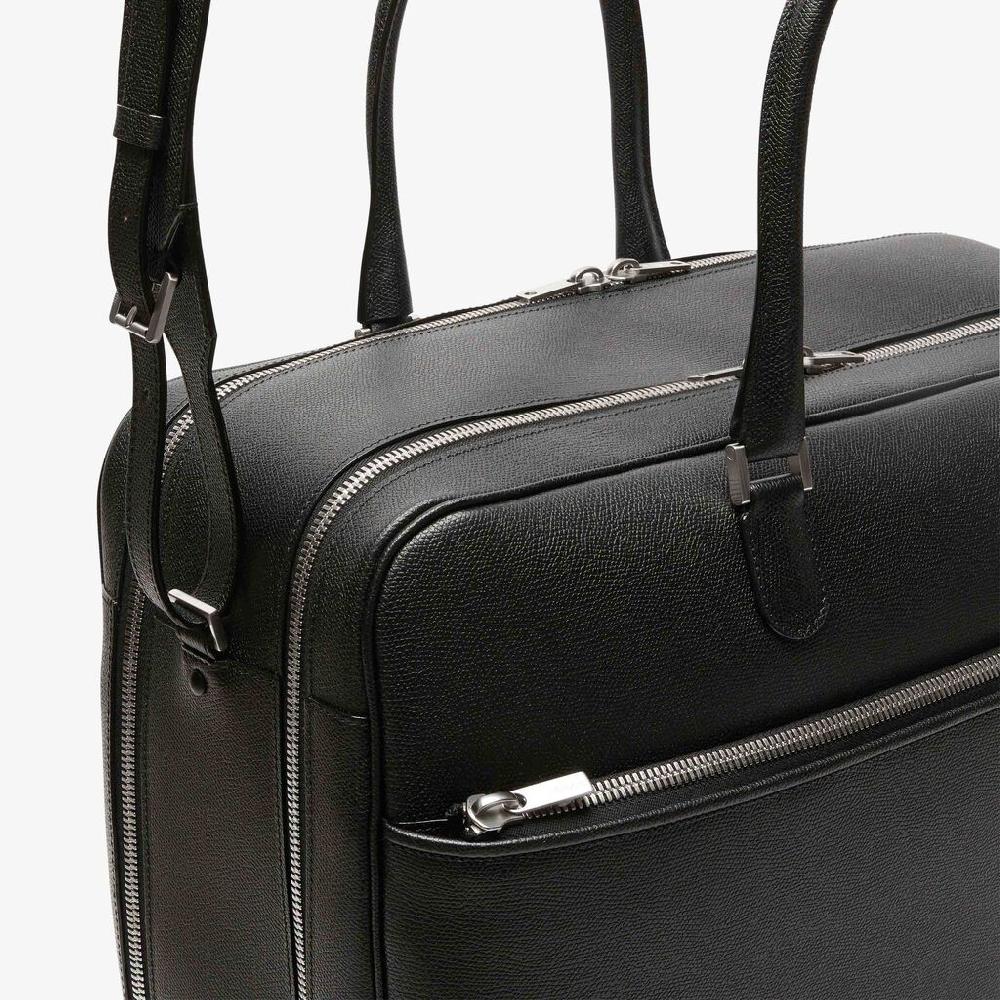 Valextra Valextra Avietta: Borsa business Grande in Pelle Nera Convenienza