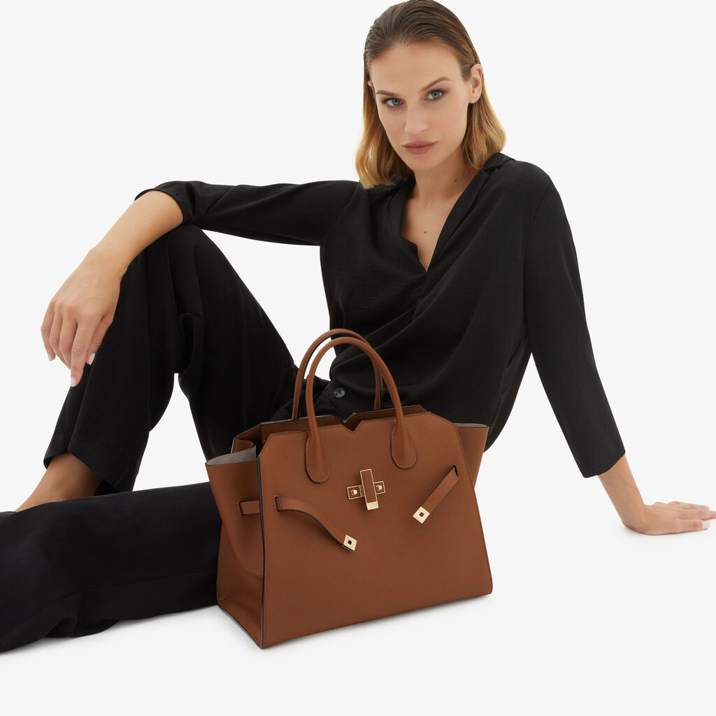 Valextra Borsa a due manici da Donna di Lusso Marrone | Valextra Hotsell